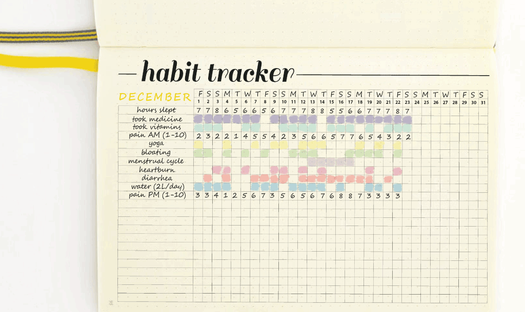 Tracking Your Digestive Health With A Bullet Style Journal -  Gastrointestinal Society